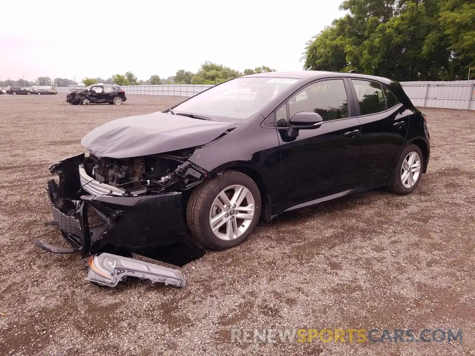 2 Photograph of a damaged car JTNK4RBE8L3088224 TOYOTA COROLLA 2020