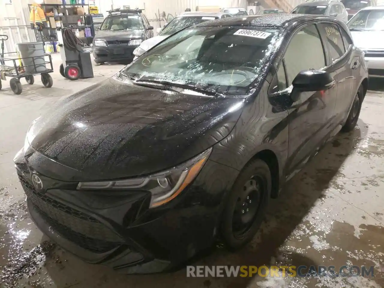 2 Photograph of a damaged car JTNK4RBE9L3095098 TOYOTA COROLLA 2020