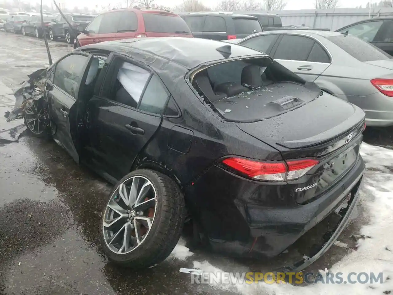 3 Photograph of a damaged car 5YFB4MBE0MP085639 TOYOTA COROLLA 2021