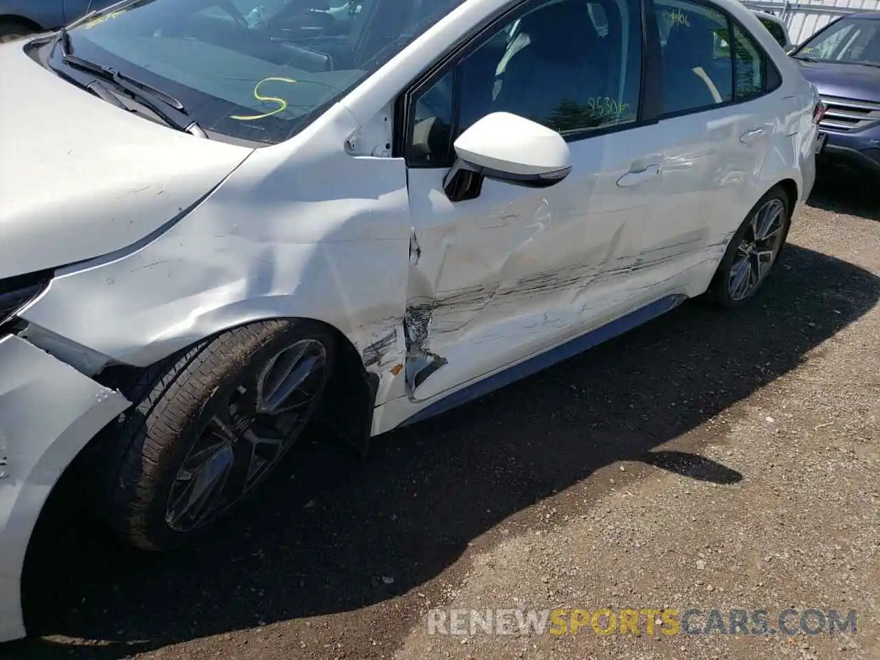 9 Photograph of a damaged car 5YFB4MBE3MP083349 TOYOTA COROLLA 2021