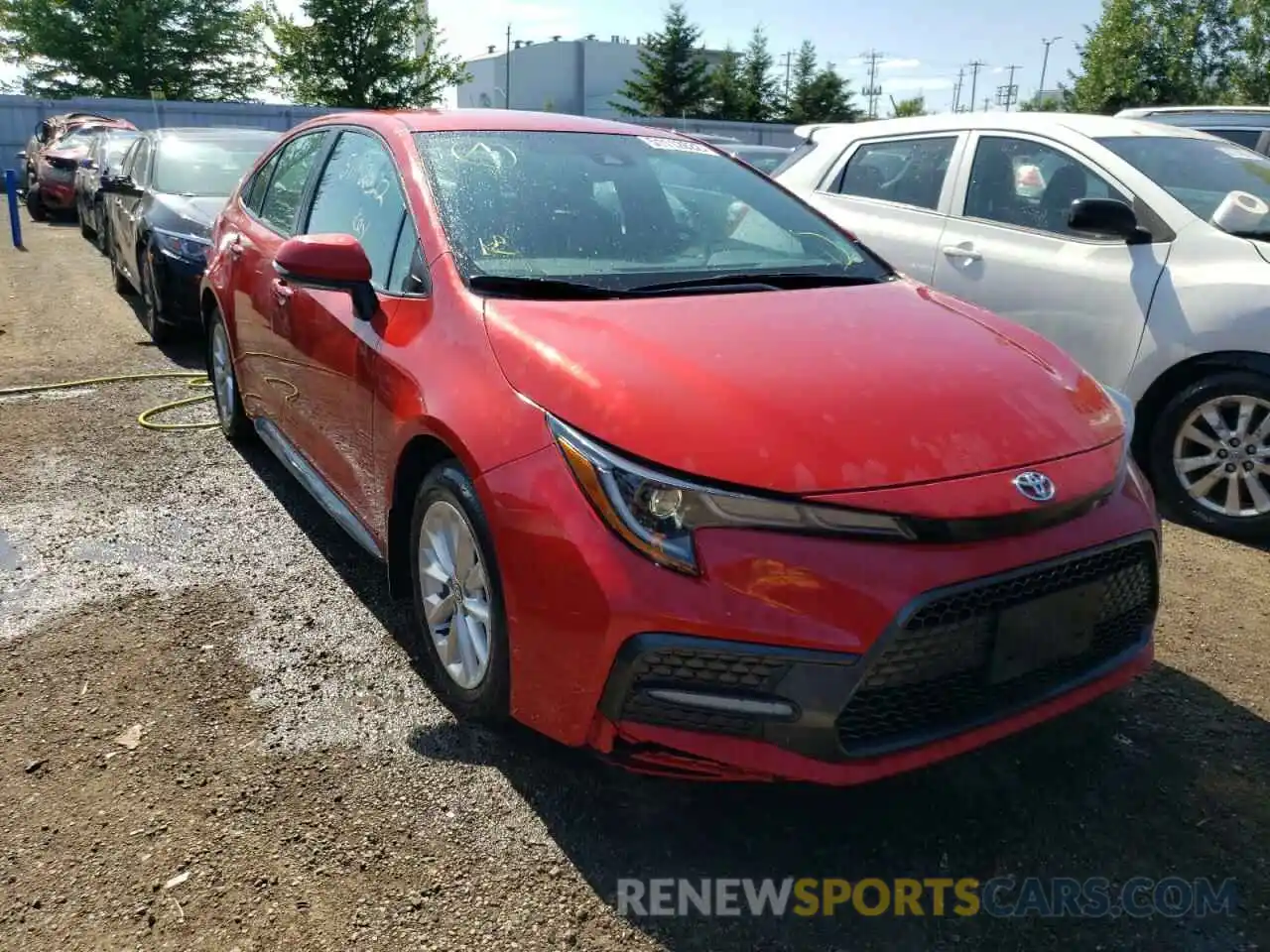 1 Photograph of a damaged car 5YFB4MBE5MP066763 TOYOTA COROLLA 2021