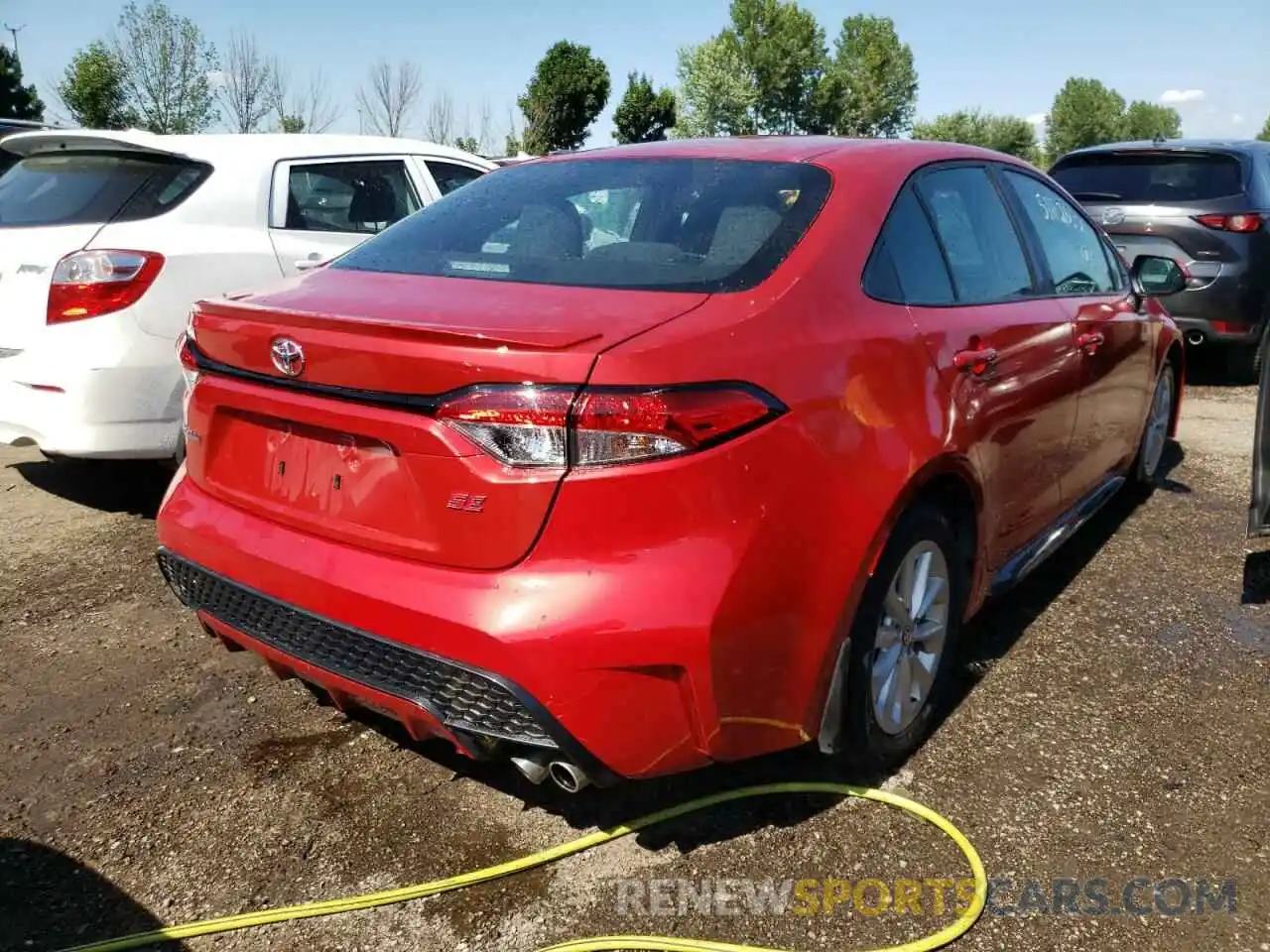 4 Photograph of a damaged car 5YFB4MBE5MP066763 TOYOTA COROLLA 2021