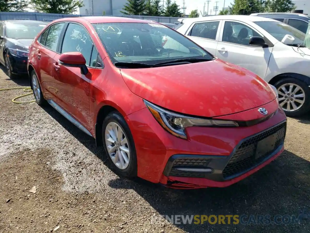 9 Photograph of a damaged car 5YFB4MBE5MP066763 TOYOTA COROLLA 2021