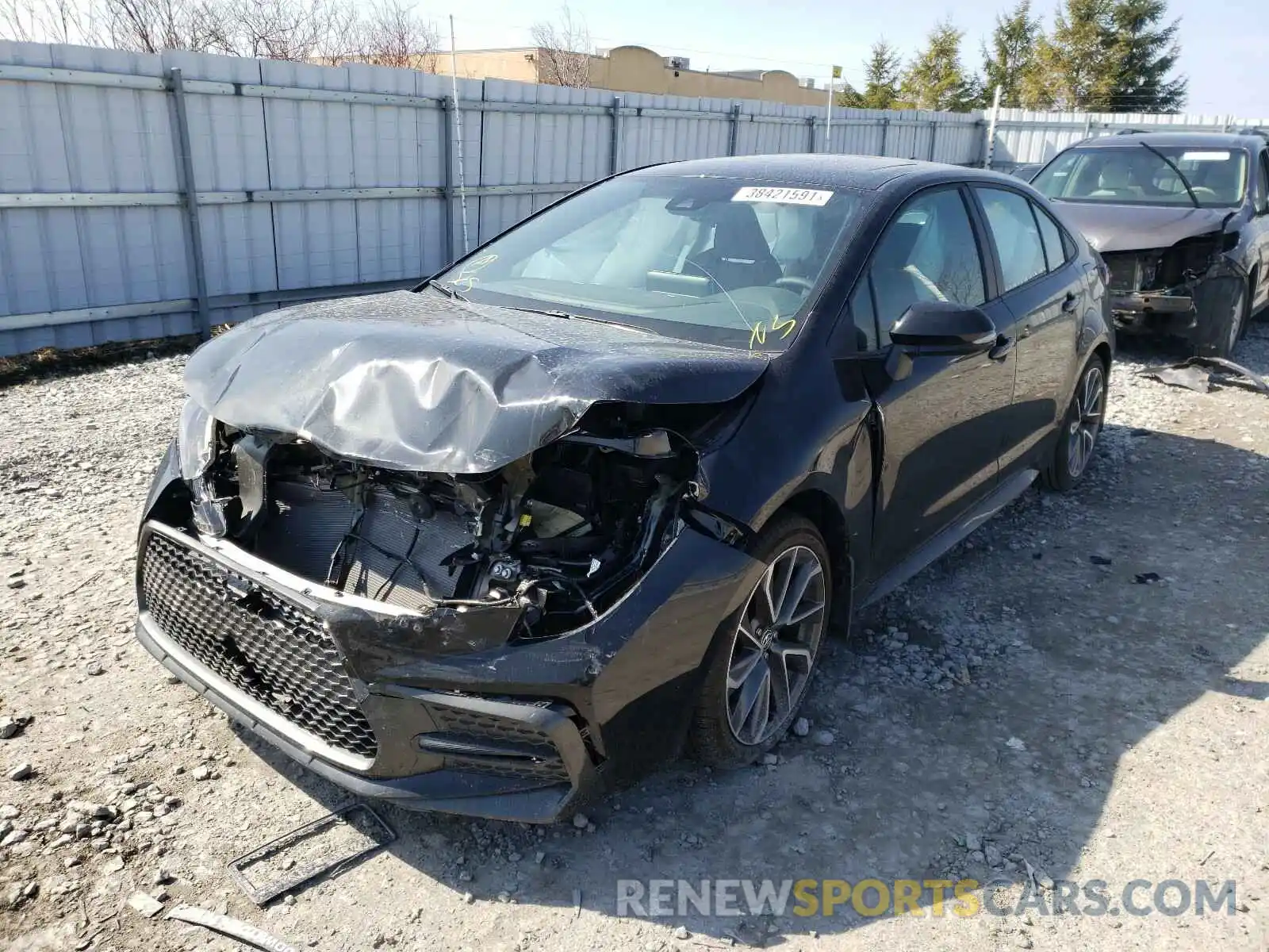 2 Photograph of a damaged car 5YFB4MBE5MP078492 TOYOTA COROLLA 2021