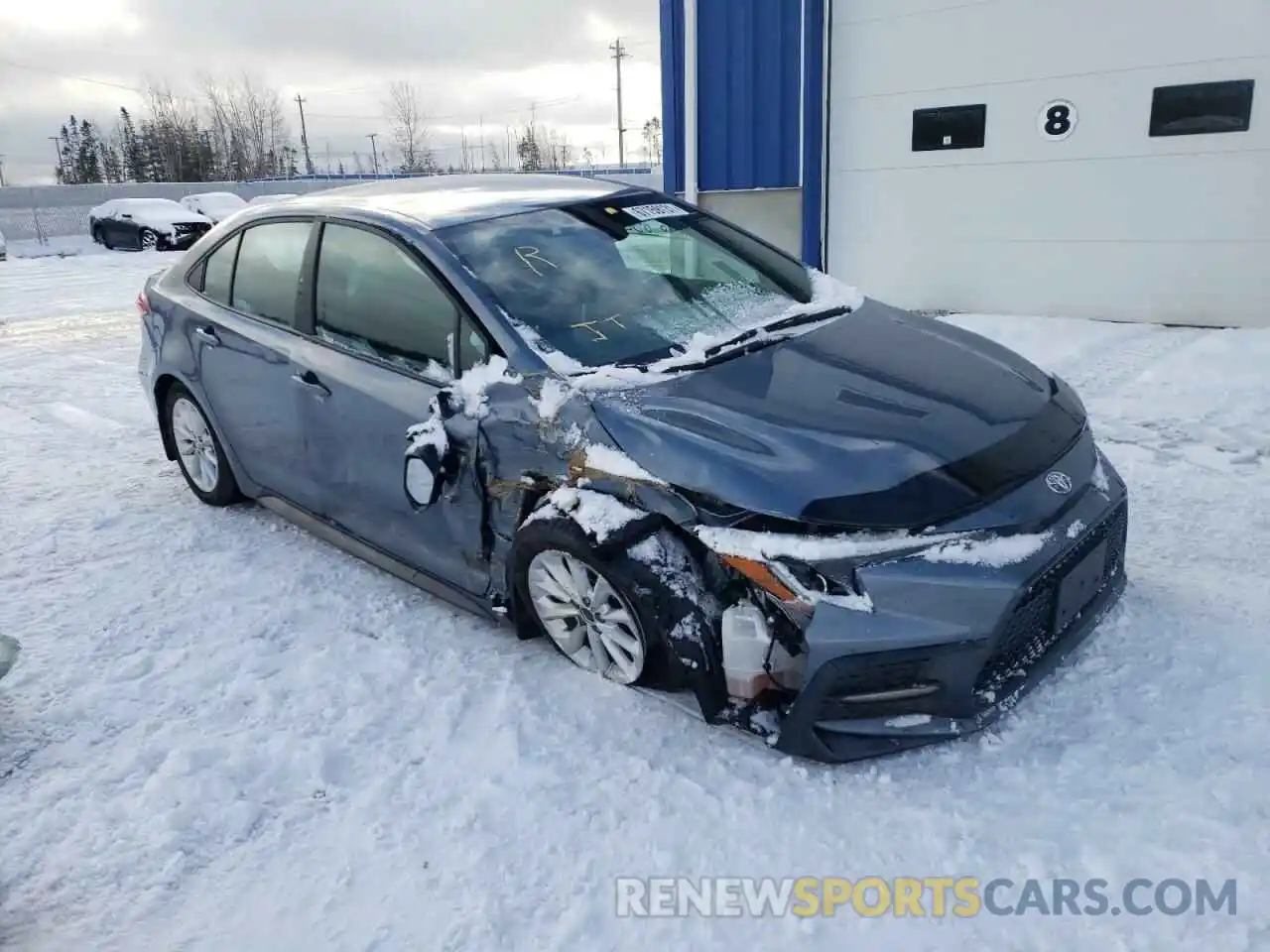 1 Photograph of a damaged car 5YFB4MBE7MP058678 TOYOTA COROLLA 2021