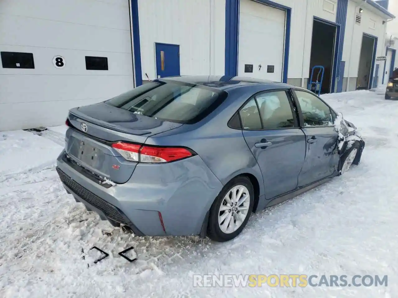 4 Photograph of a damaged car 5YFB4MBE7MP058678 TOYOTA COROLLA 2021