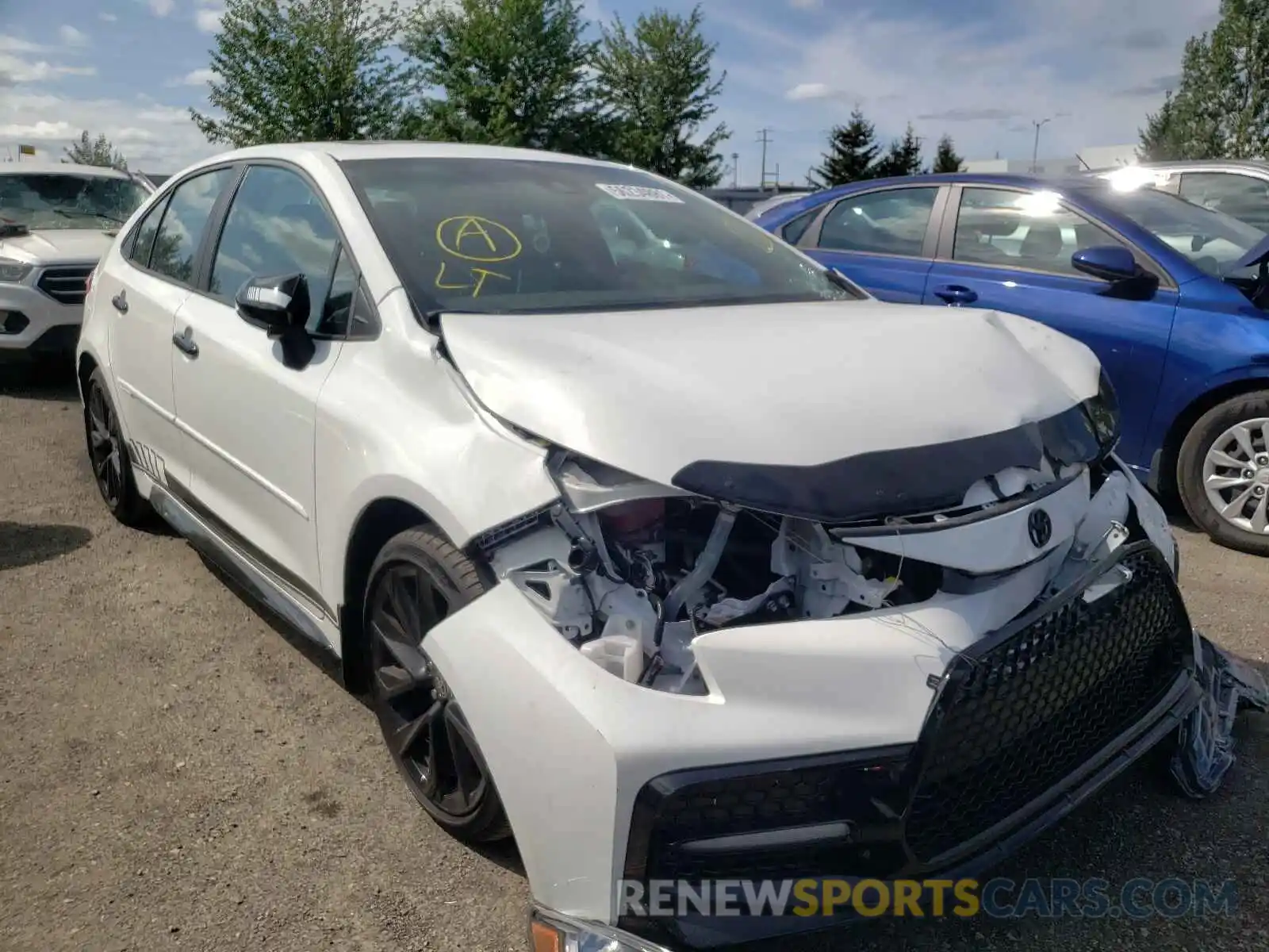 1 Photograph of a damaged car 5YFB4MBE9MP063235 TOYOTA COROLLA 2021