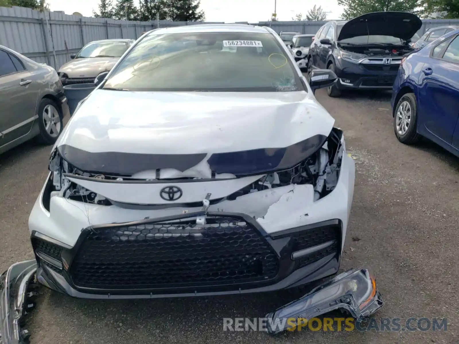 9 Photograph of a damaged car 5YFB4MBE9MP063235 TOYOTA COROLLA 2021