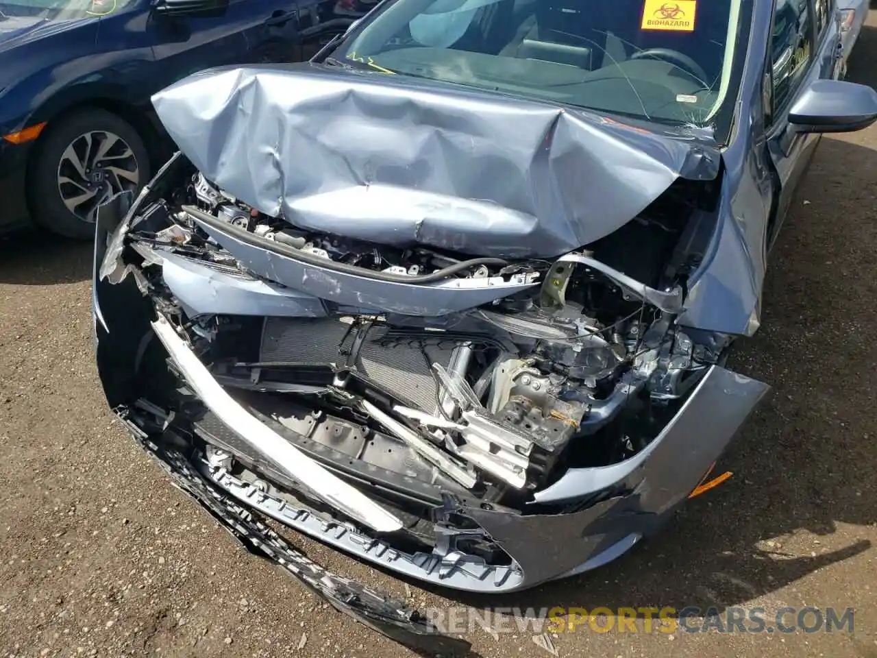 9 Photograph of a damaged car 5YFBPMBE0MP152053 TOYOTA COROLLA 2021