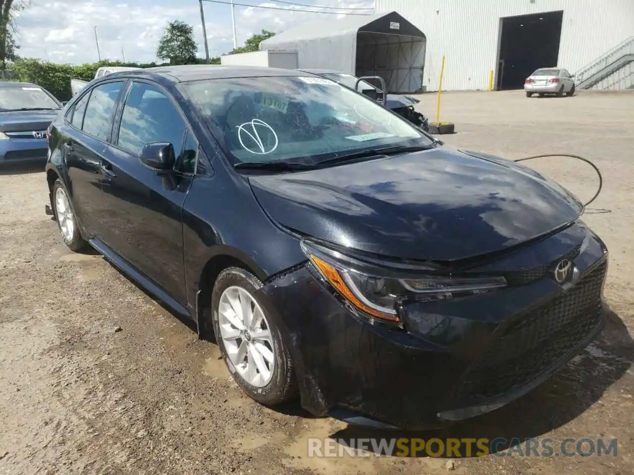 1 Photograph of a damaged car 5YFBPMBE0MP156751 TOYOTA COROLLA 2021