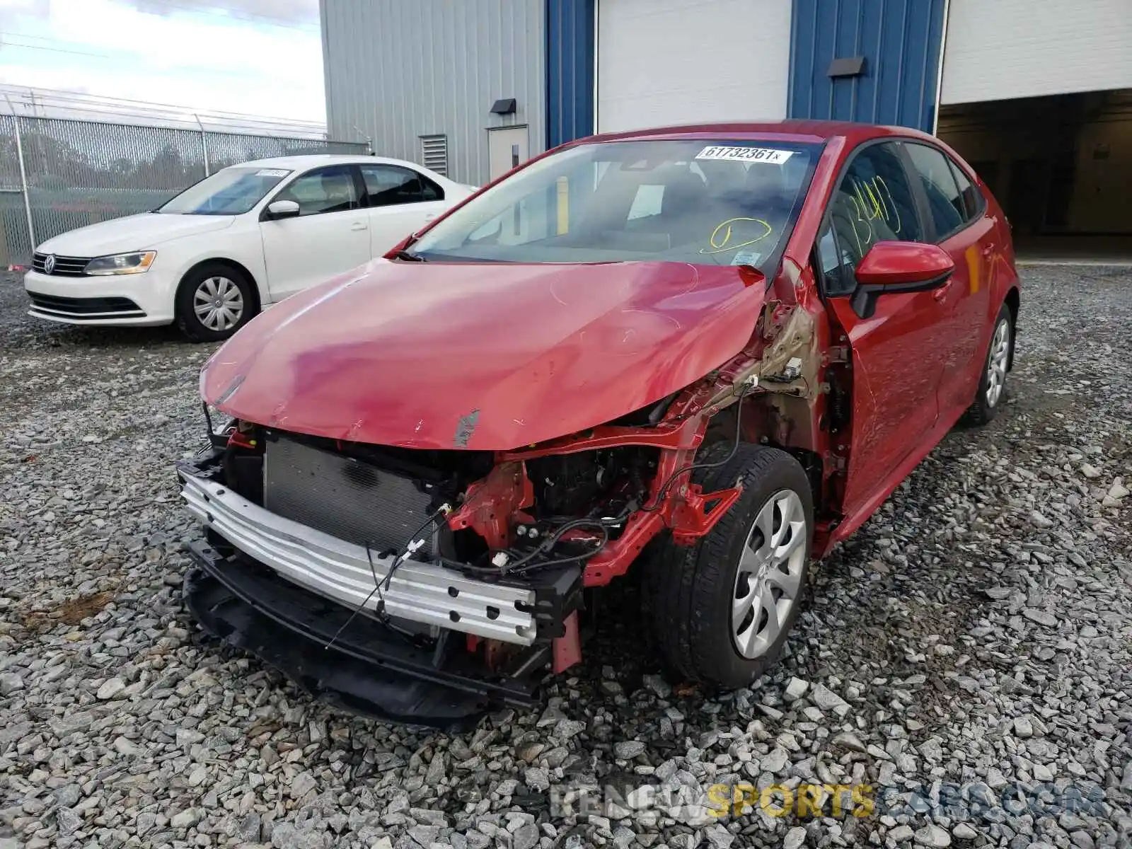 2 Photograph of a damaged car 5YFBPMBE2MP149672 TOYOTA COROLLA 2021