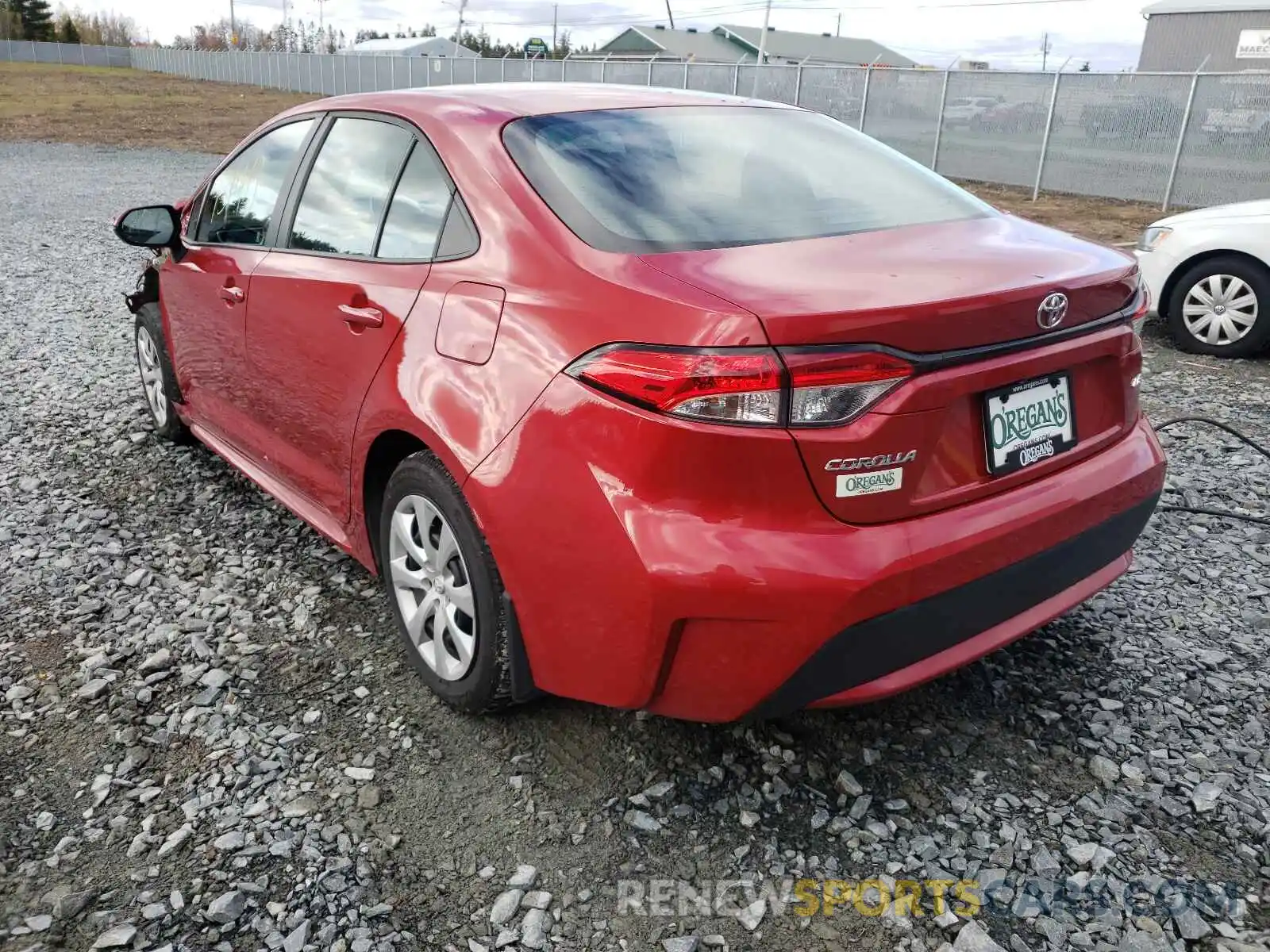 3 Photograph of a damaged car 5YFBPMBE2MP149672 TOYOTA COROLLA 2021