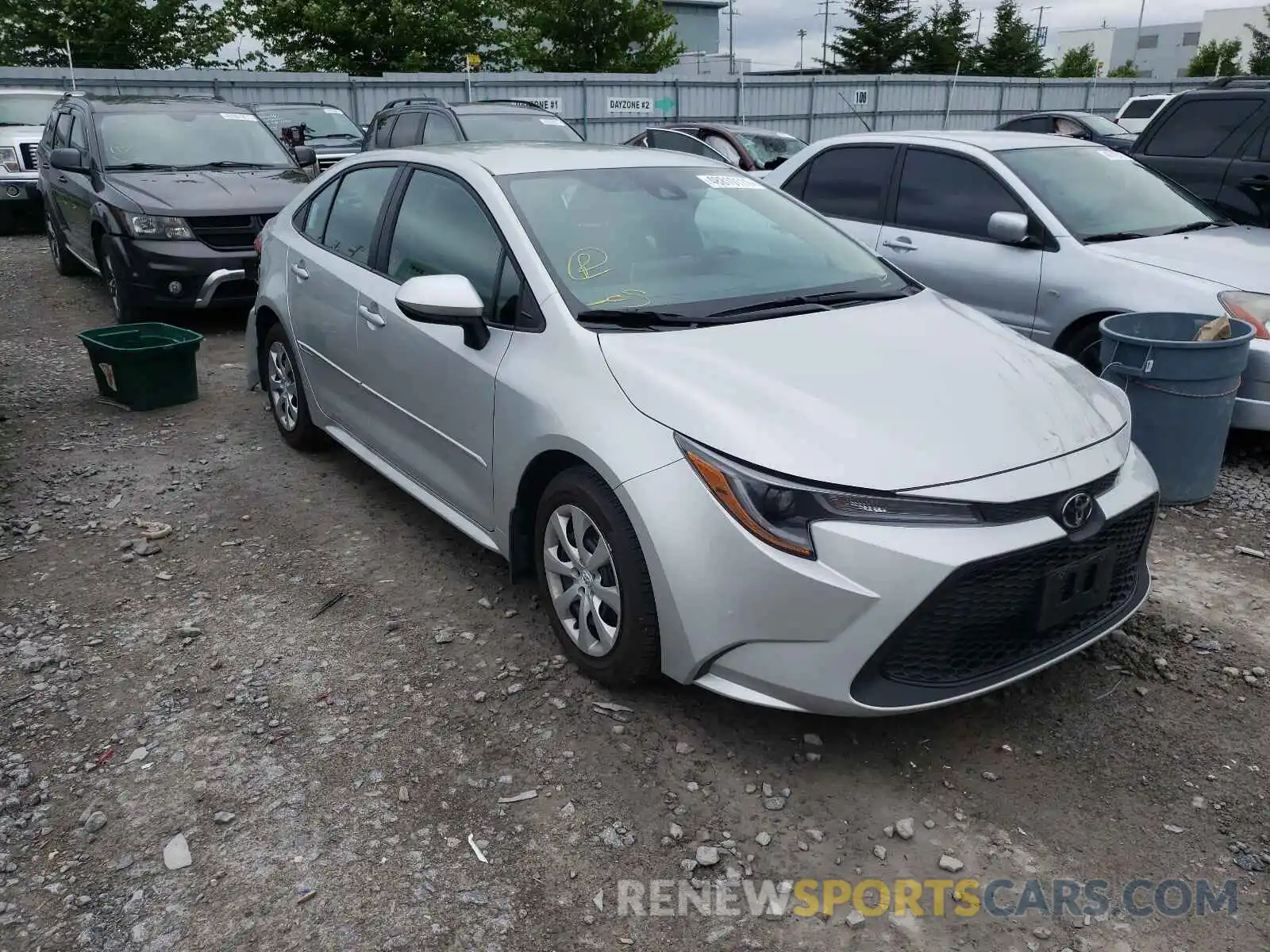 1 Photograph of a damaged car 5YFBPMBE2MP156296 TOYOTA COROLLA 2021