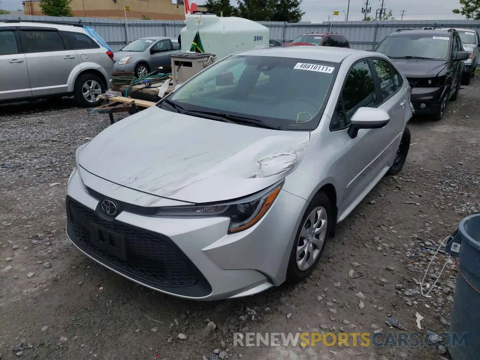 2 Photograph of a damaged car 5YFBPMBE2MP156296 TOYOTA COROLLA 2021