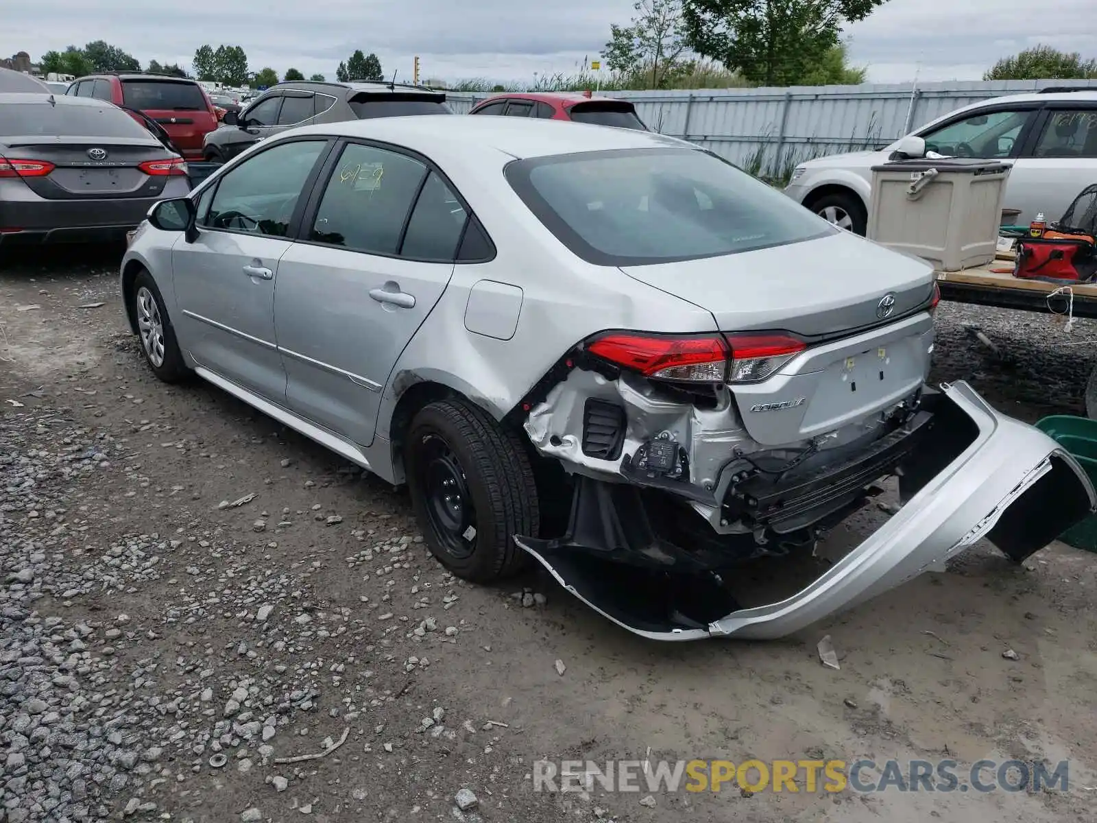 3 Photograph of a damaged car 5YFBPMBE2MP156296 TOYOTA COROLLA 2021