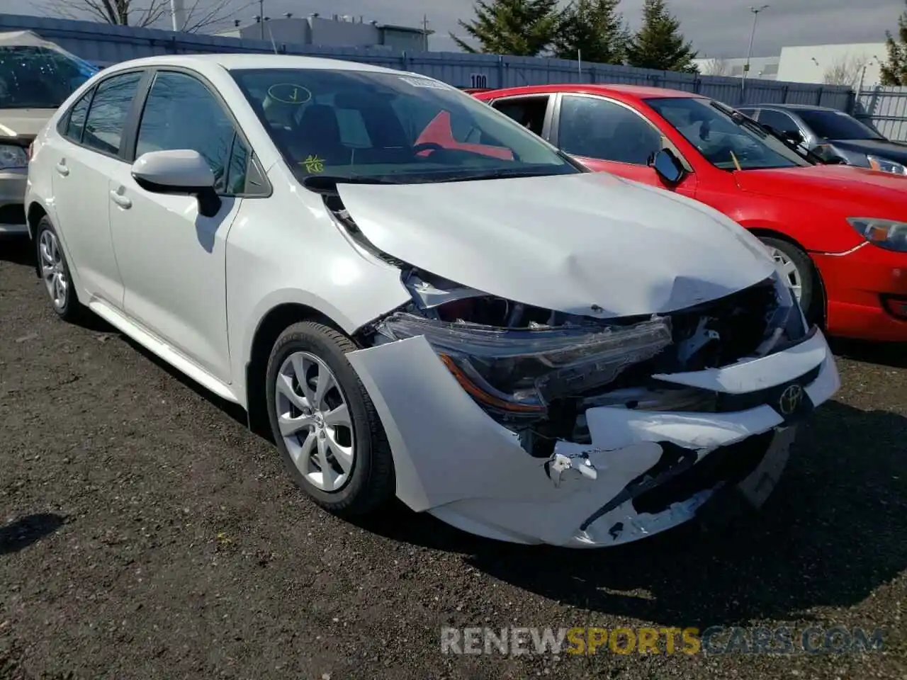 1 Photograph of a damaged car 5YFBPMBE2MP212866 TOYOTA COROLLA 2021