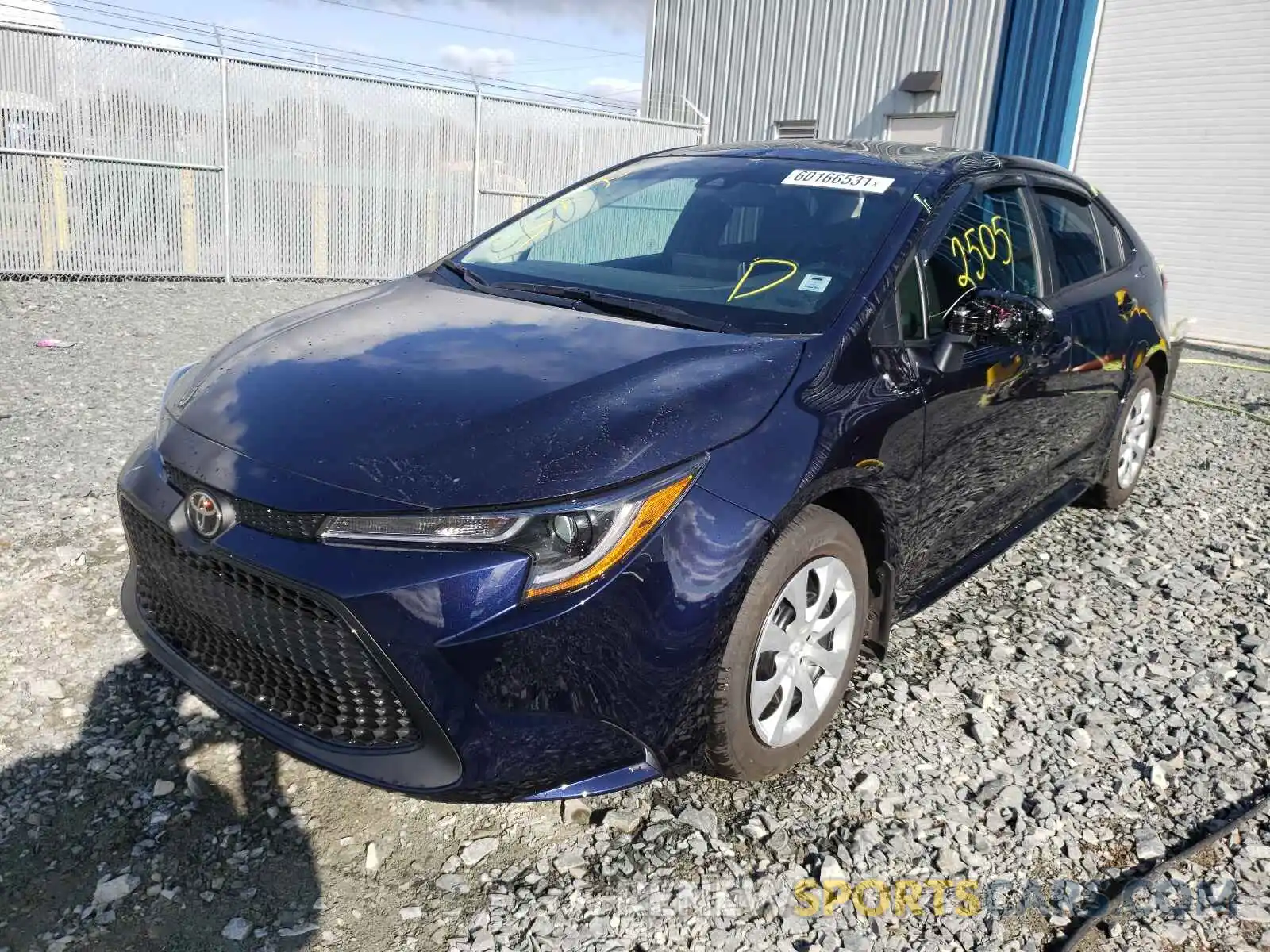 2 Photograph of a damaged car 5YFBPMBE3MP270498 TOYOTA COROLLA 2021