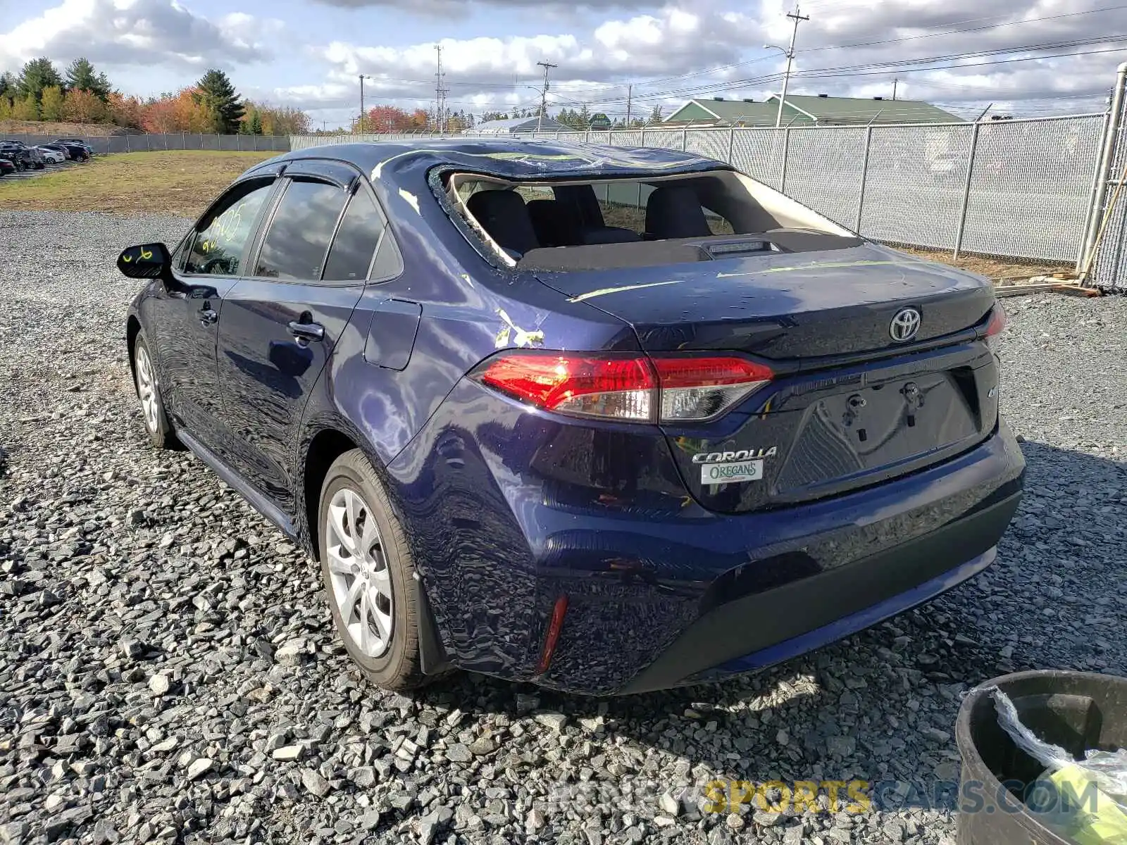 3 Photograph of a damaged car 5YFBPMBE3MP270498 TOYOTA COROLLA 2021