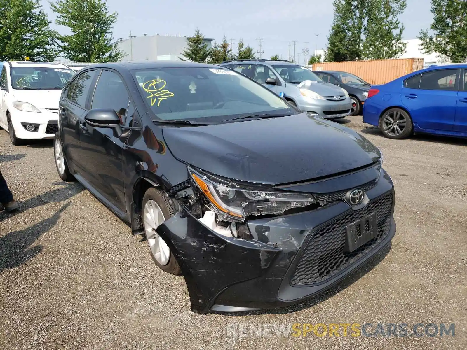 1 Photograph of a damaged car 5YFBPMBE4MP152895 TOYOTA COROLLA 2021