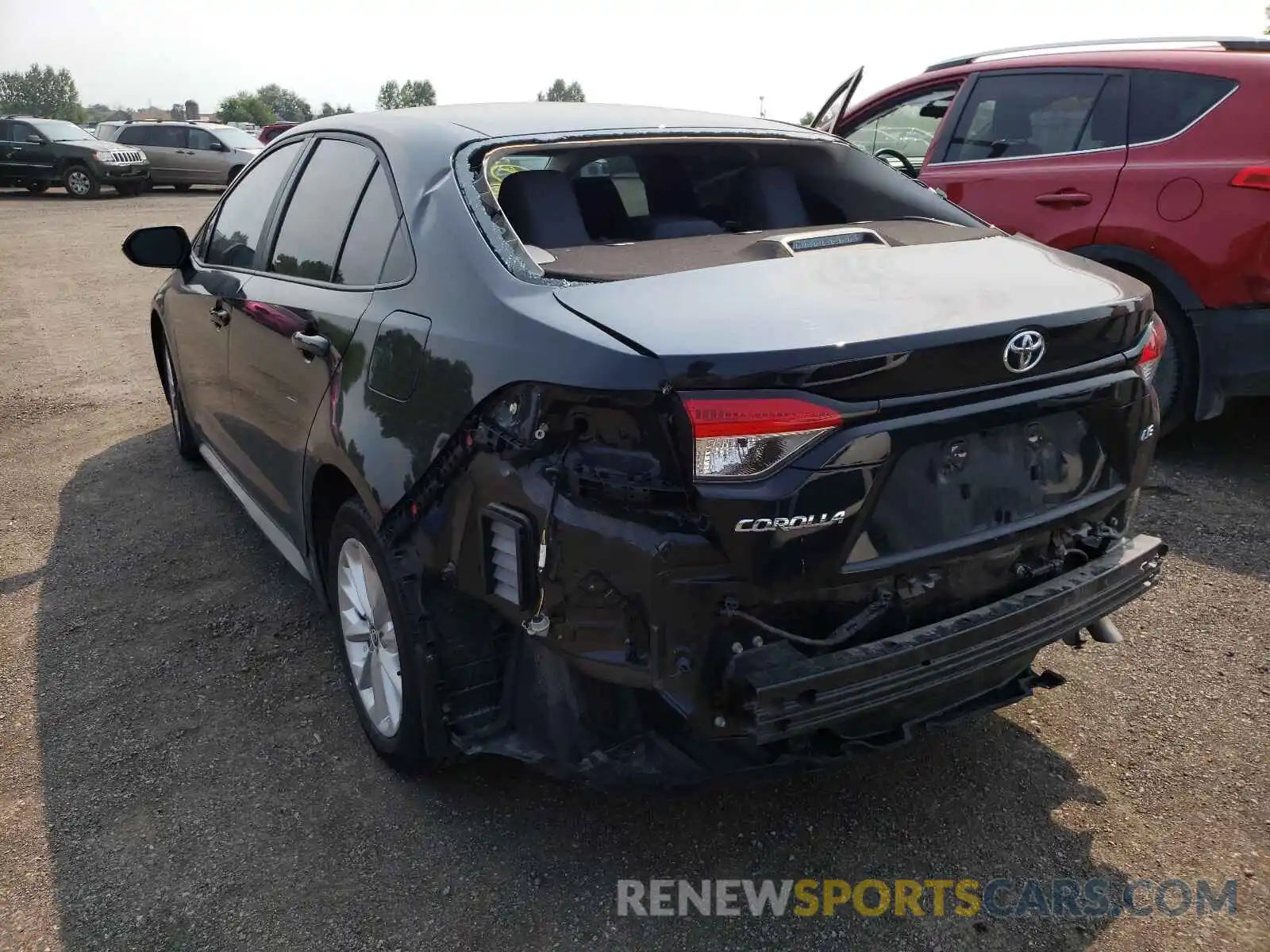 3 Photograph of a damaged car 5YFBPMBE4MP152895 TOYOTA COROLLA 2021