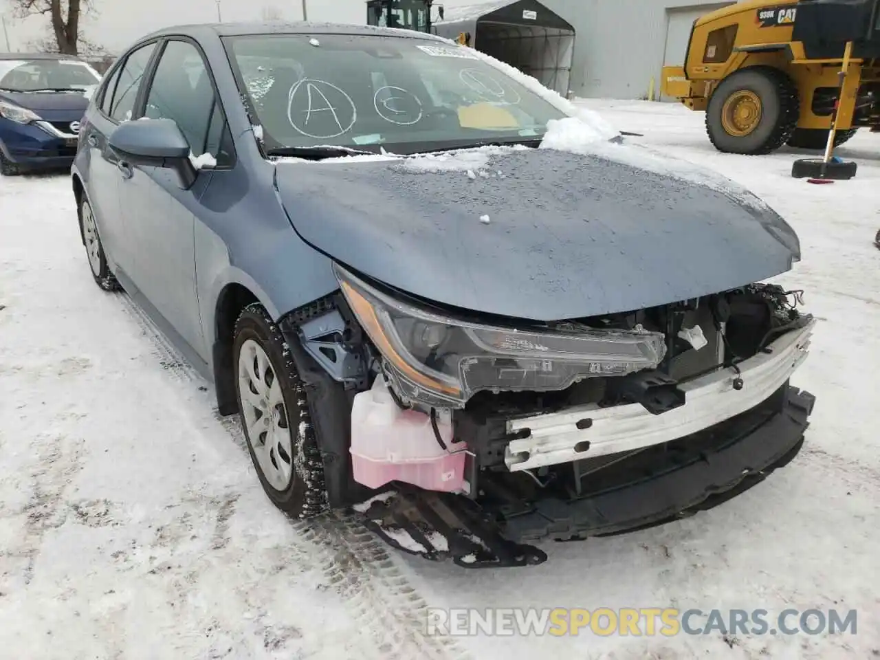 1 Photograph of a damaged car 5YFBPMBE4MP157353 TOYOTA COROLLA 2021