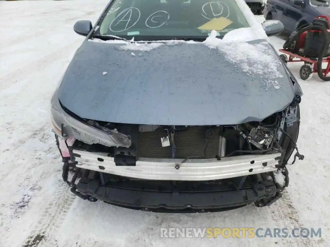 9 Photograph of a damaged car 5YFBPMBE4MP157353 TOYOTA COROLLA 2021