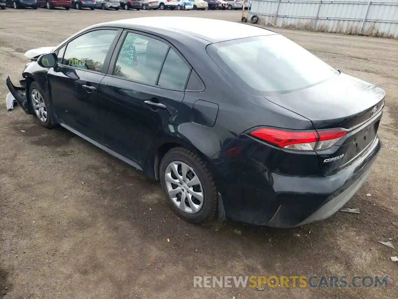 3 Photograph of a damaged car 5YFBPMBE4MP267531 TOYOTA COROLLA 2021