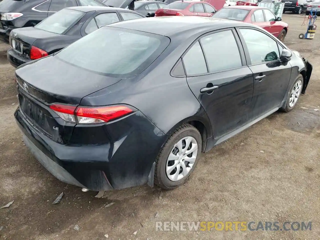 4 Photograph of a damaged car 5YFBPMBE4MP267531 TOYOTA COROLLA 2021