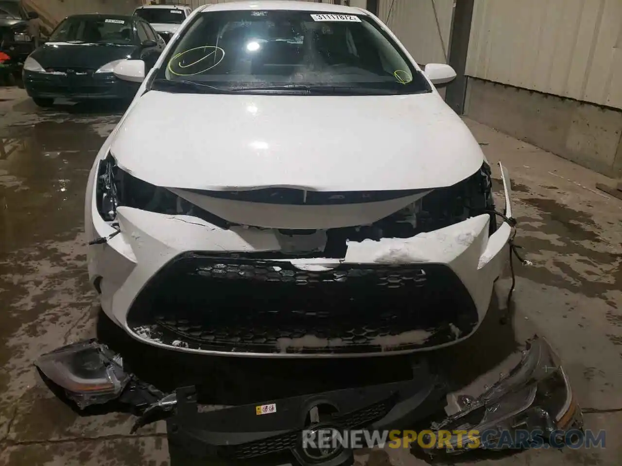 9 Photograph of a damaged car 5YFBPMBE5MP246428 TOYOTA COROLLA 2021