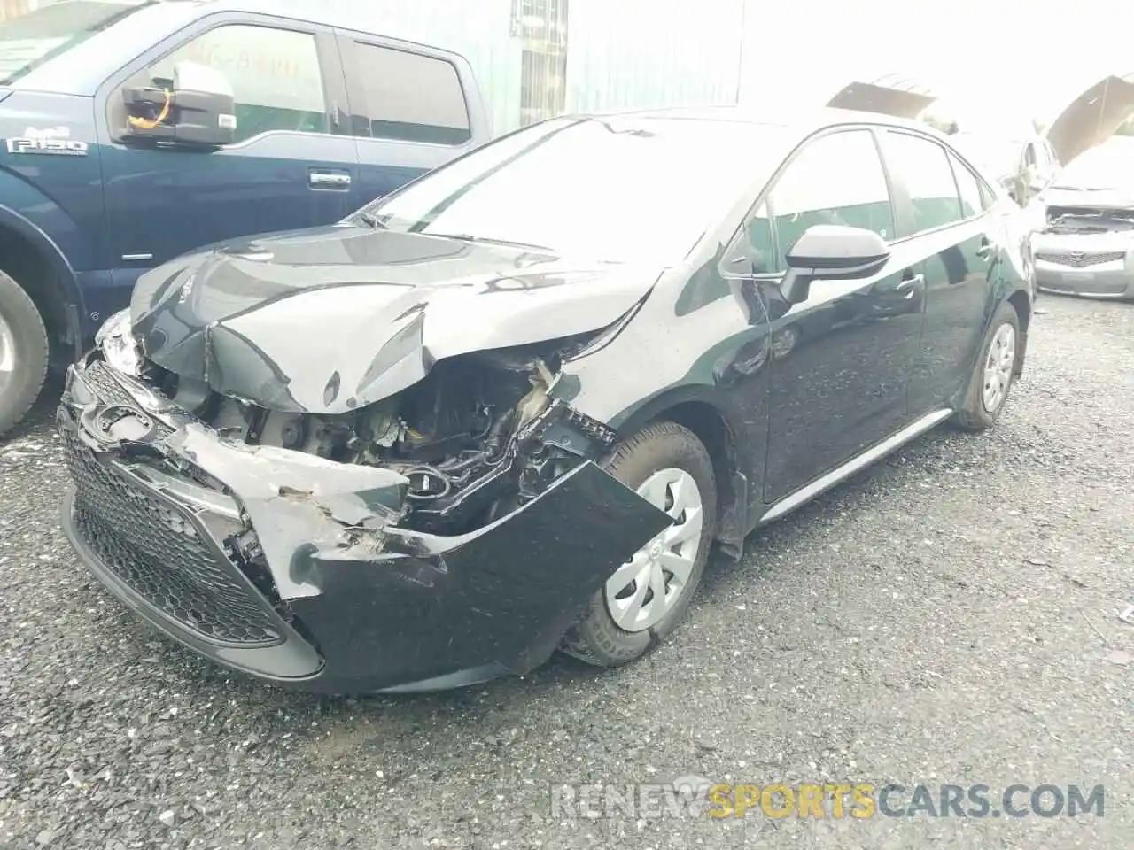 2 Photograph of a damaged car 5YFBPMBE5MP251726 TOYOTA COROLLA 2021