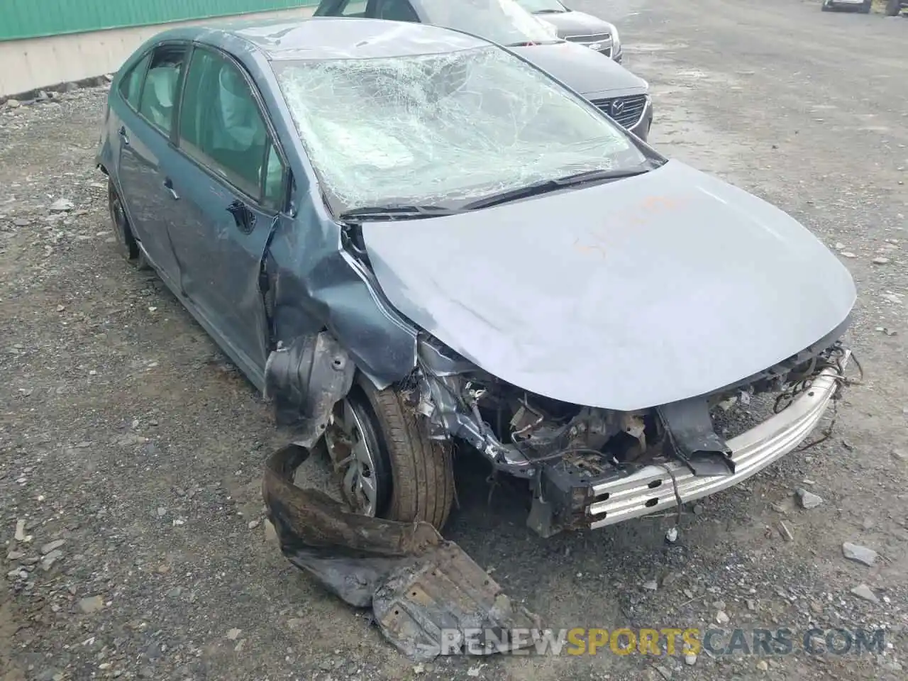 1 Photograph of a damaged car 5YFBPMBE6MP182724 TOYOTA COROLLA 2021