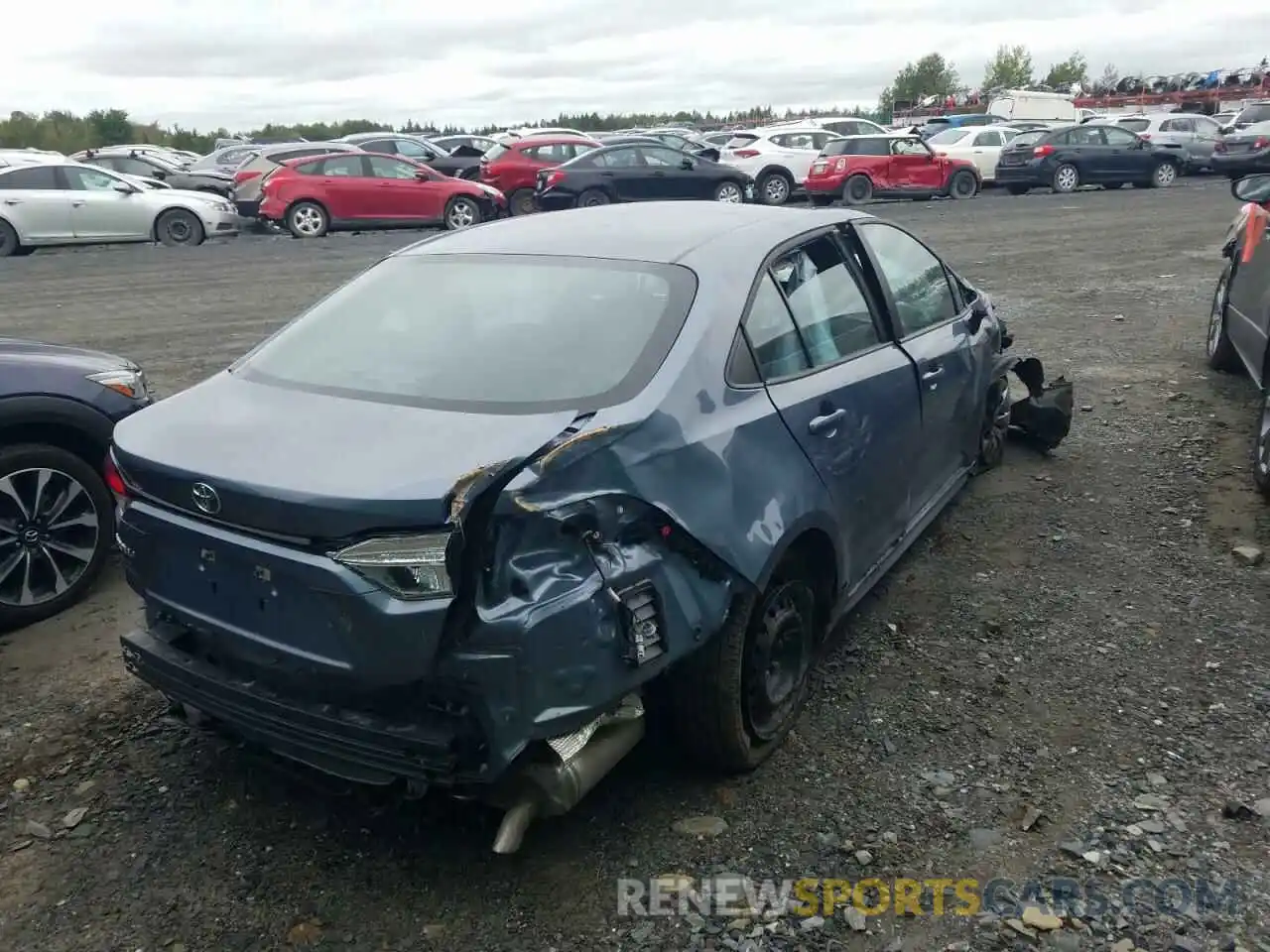 4 Photograph of a damaged car 5YFBPMBE6MP182724 TOYOTA COROLLA 2021