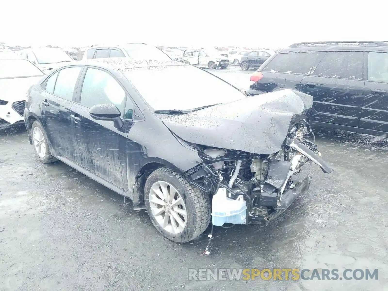 1 Photograph of a damaged car 5YFBPMBE6MP195196 TOYOTA COROLLA 2021