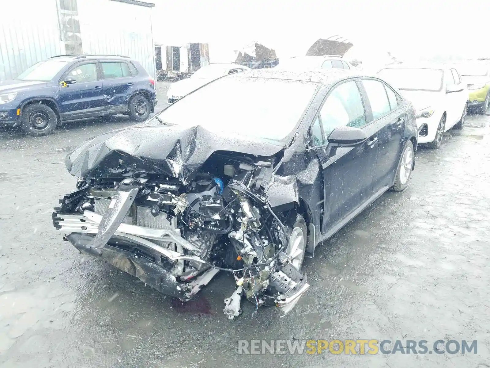 2 Photograph of a damaged car 5YFBPMBE6MP195196 TOYOTA COROLLA 2021