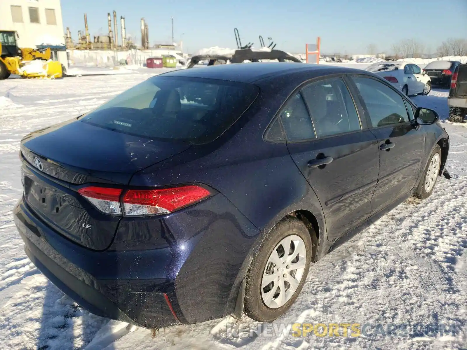 4 Photograph of a damaged car 5YFBPMBE7MP176933 TOYOTA COROLLA 2021