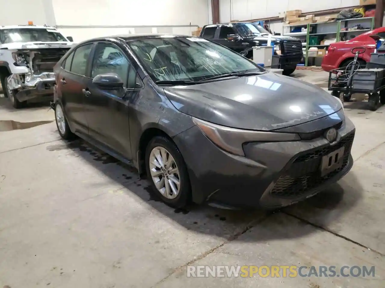 1 Photograph of a damaged car 5YFBPMBE7MP215620 TOYOTA COROLLA 2021