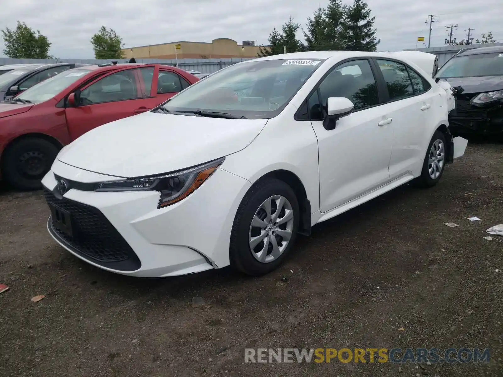 2 Photograph of a damaged car 5YFBPMBE7MP227959 TOYOTA COROLLA 2021