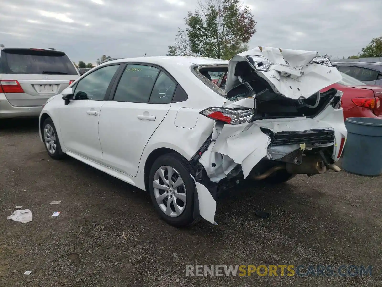 3 Photograph of a damaged car 5YFBPMBE7MP227959 TOYOTA COROLLA 2021