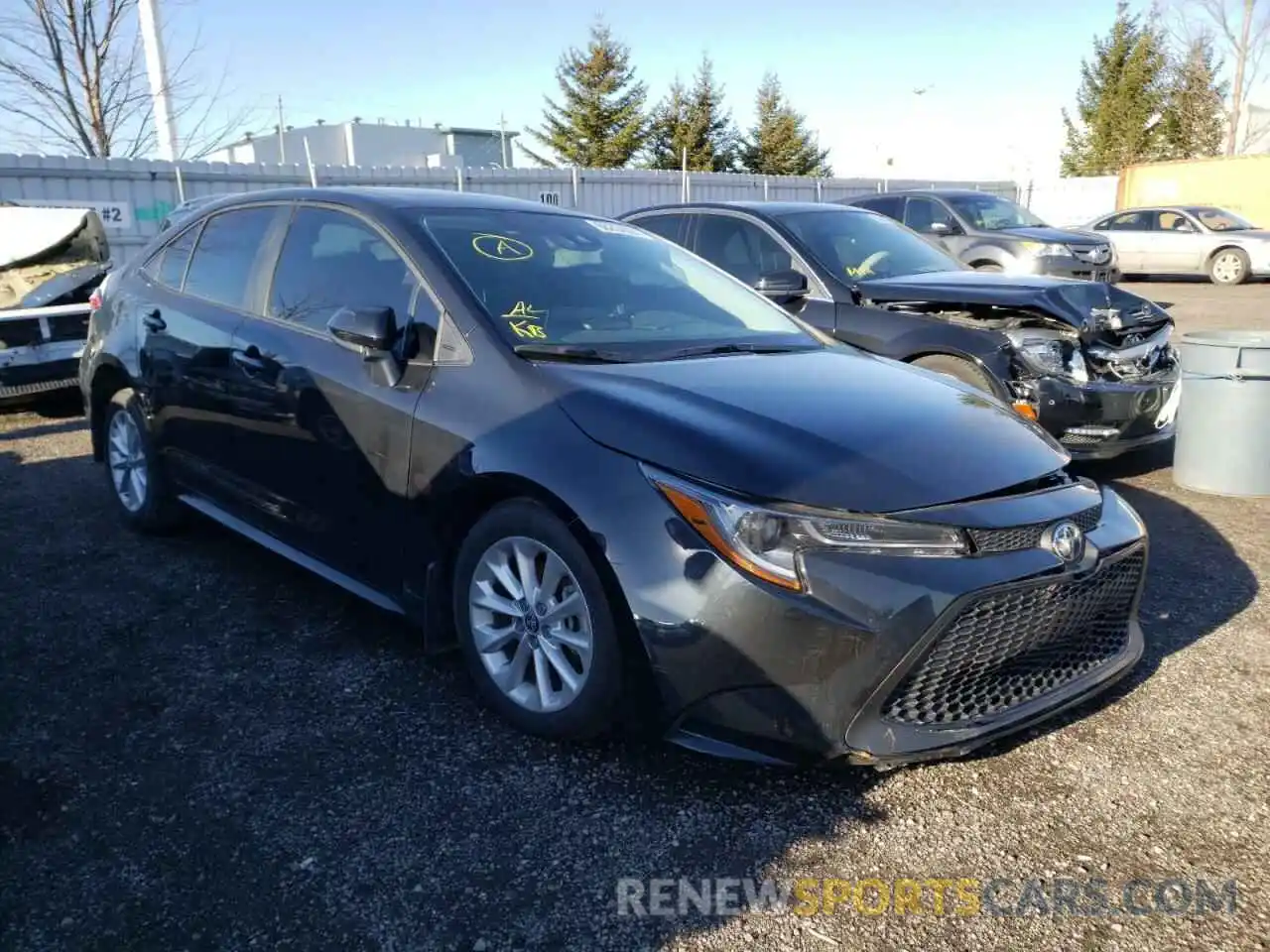 1 Photograph of a damaged car 5YFBPMBE7MP247712 TOYOTA COROLLA 2021