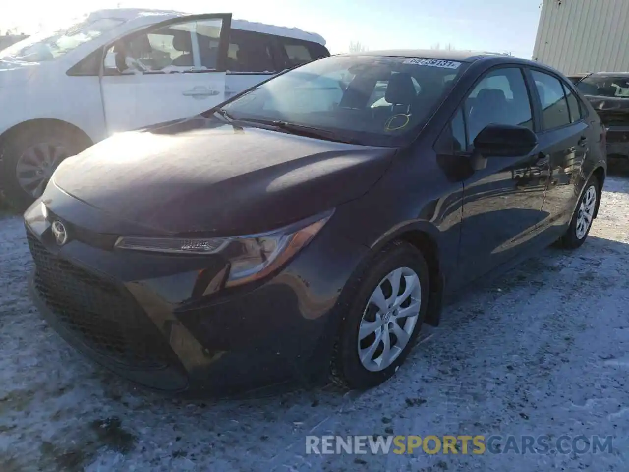 2 Photograph of a damaged car 5YFBPMBE8MP180313 TOYOTA COROLLA 2021