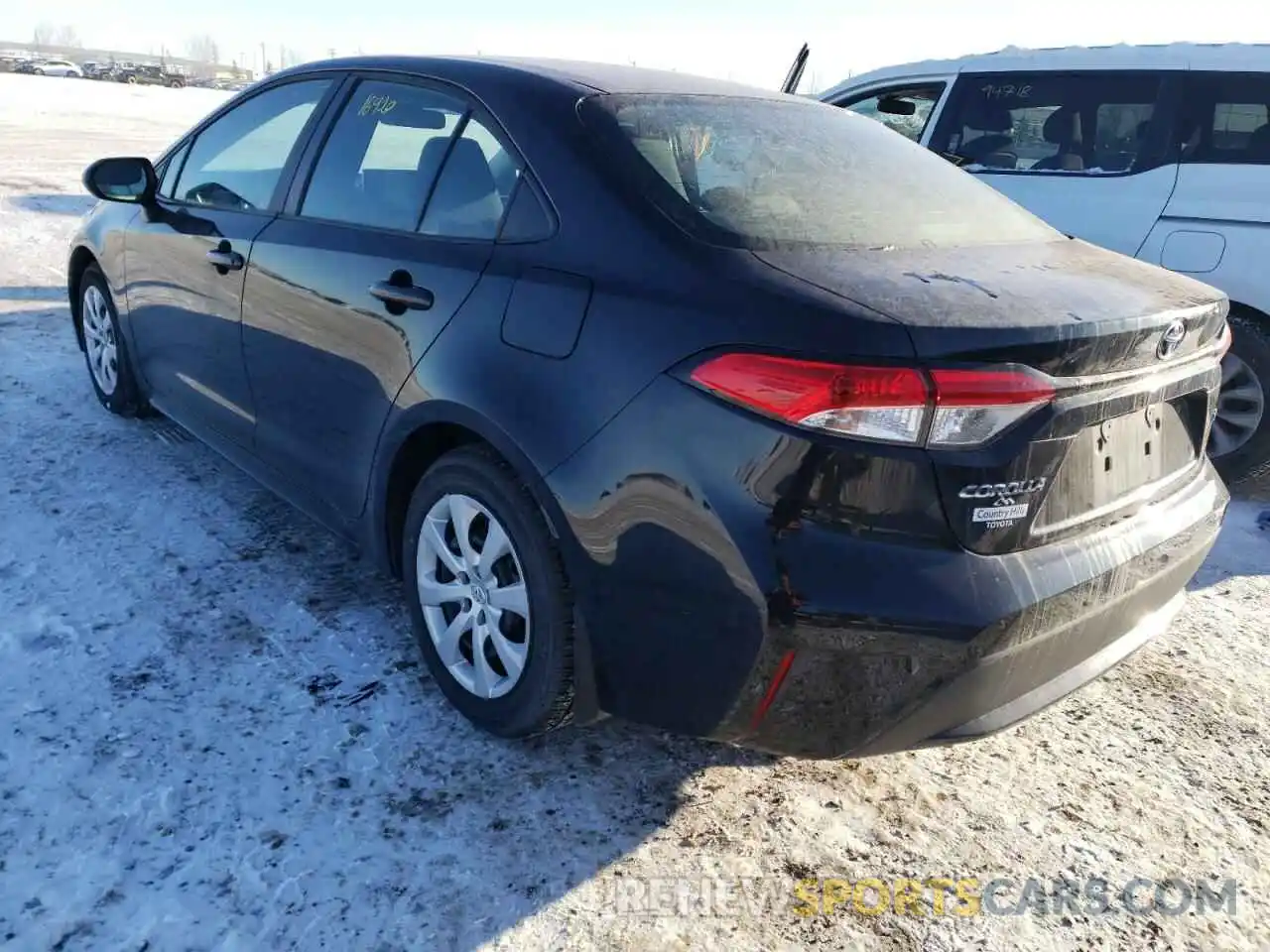 3 Photograph of a damaged car 5YFBPMBE8MP180313 TOYOTA COROLLA 2021