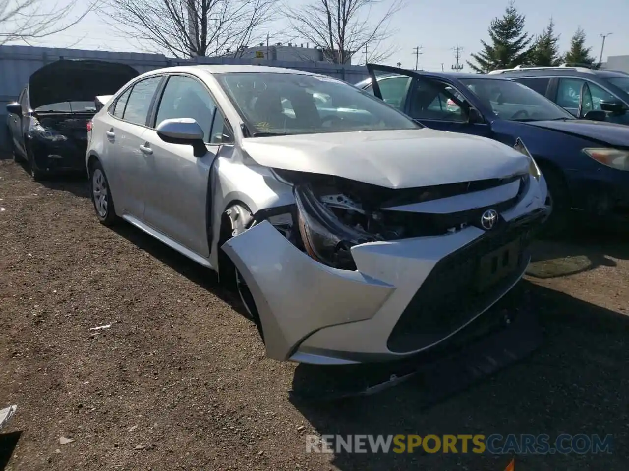 1 Photograph of a damaged car 5YFBPMBE8MP231535 TOYOTA COROLLA 2021