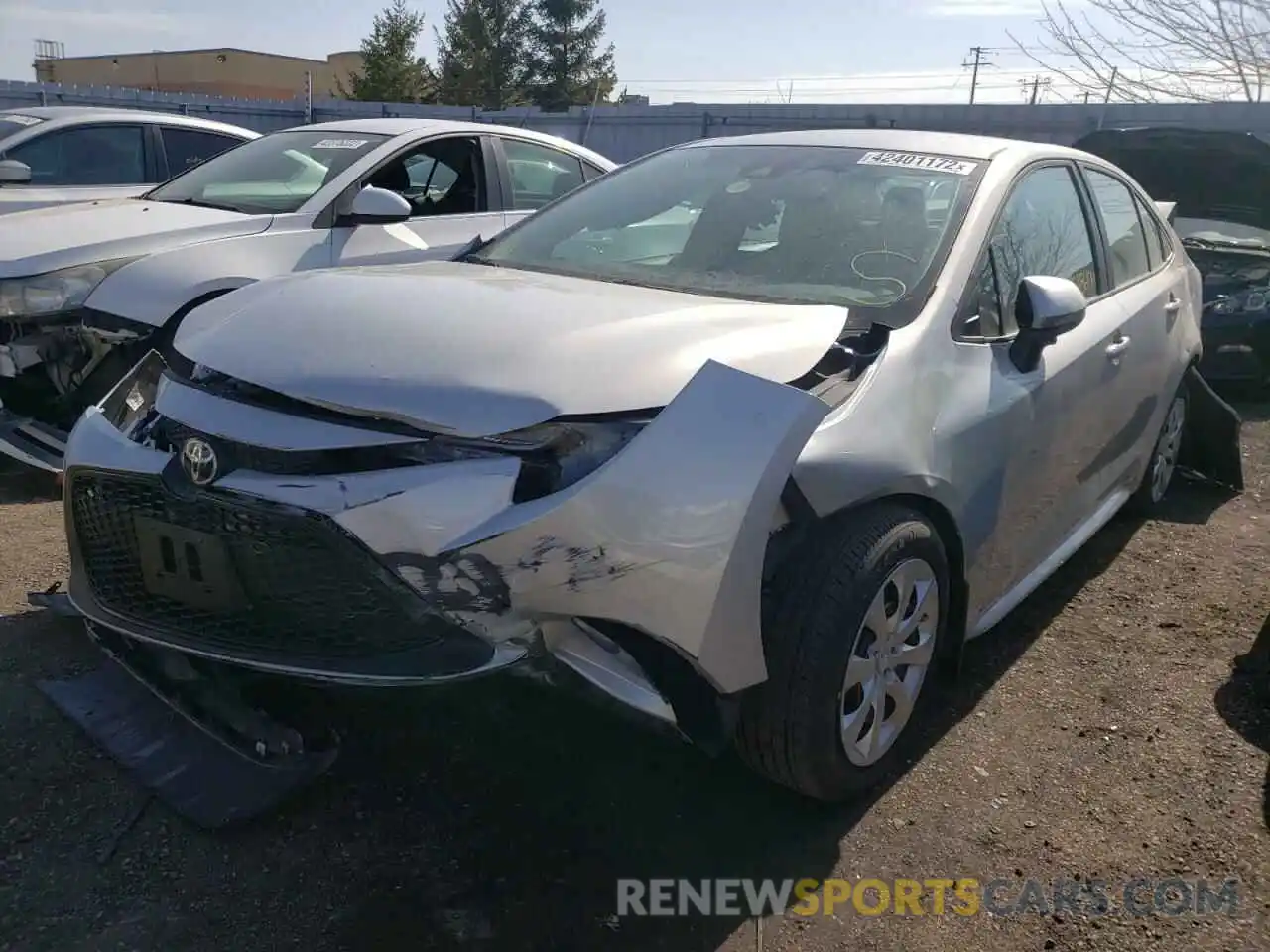 2 Photograph of a damaged car 5YFBPMBE8MP231535 TOYOTA COROLLA 2021