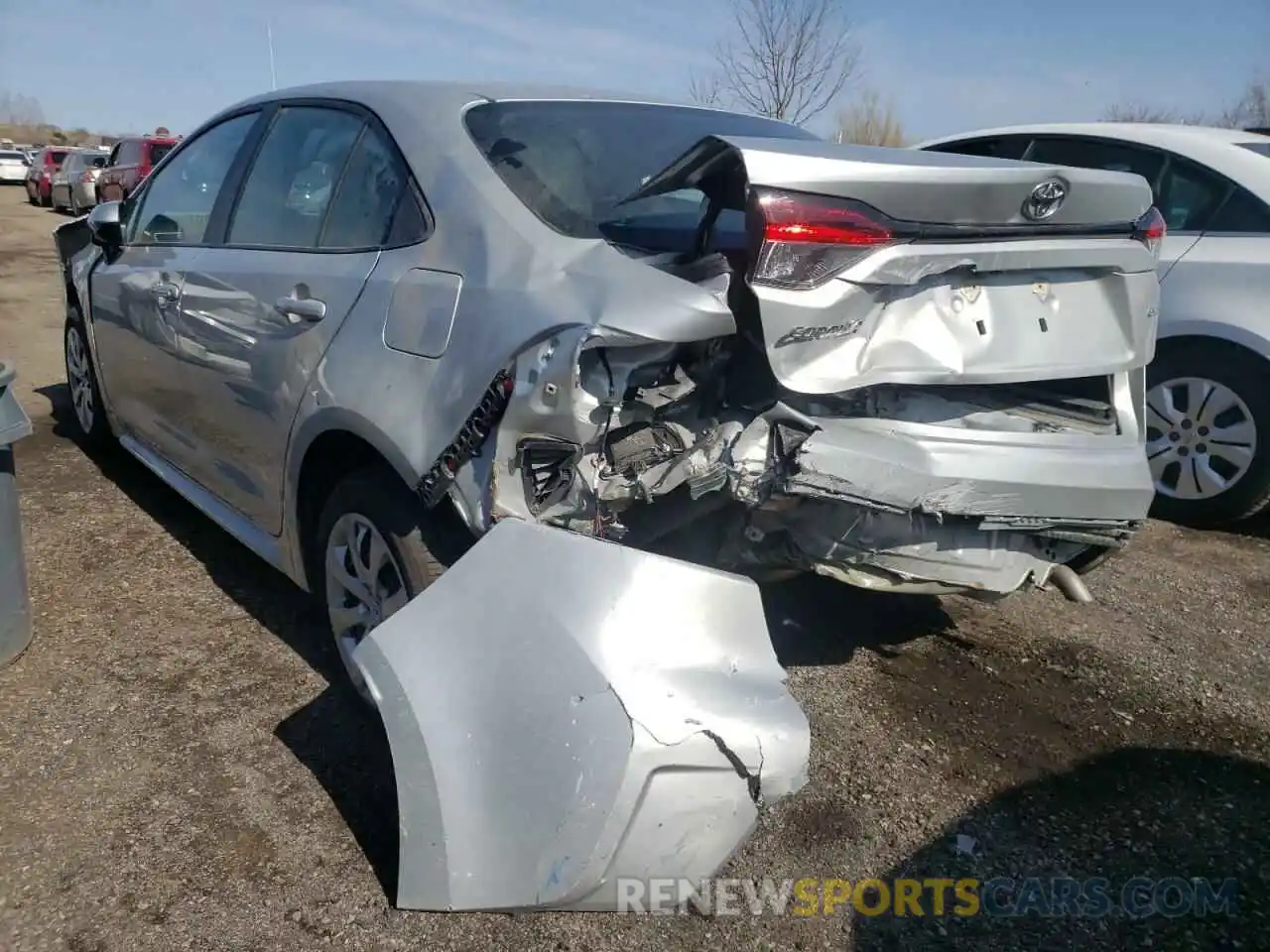 3 Photograph of a damaged car 5YFBPMBE8MP231535 TOYOTA COROLLA 2021