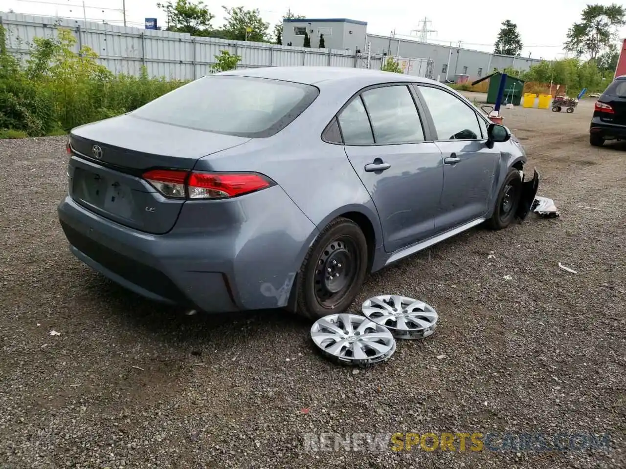 4 Photograph of a damaged car 5YFBPMBE9MP236016 TOYOTA COROLLA 2021