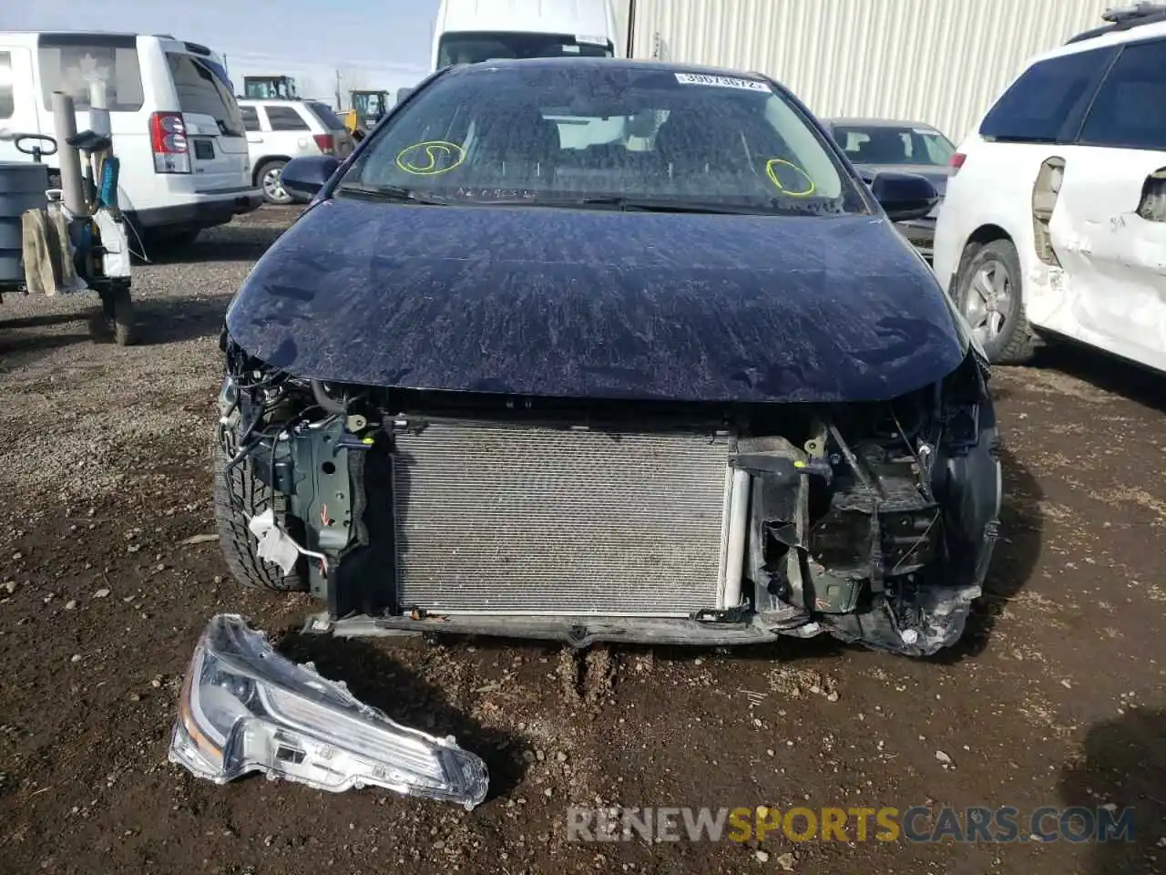 9 Photograph of a damaged car 5YFBPMBE9MP240955 TOYOTA COROLLA 2021