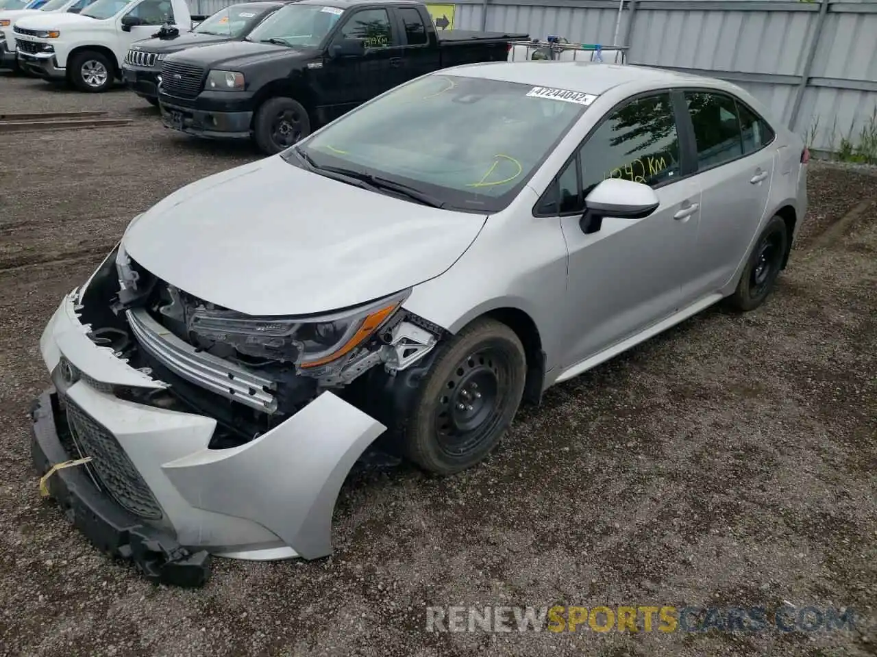 2 Photograph of a damaged car 5YFBPMBEXMP248255 TOYOTA COROLLA 2021