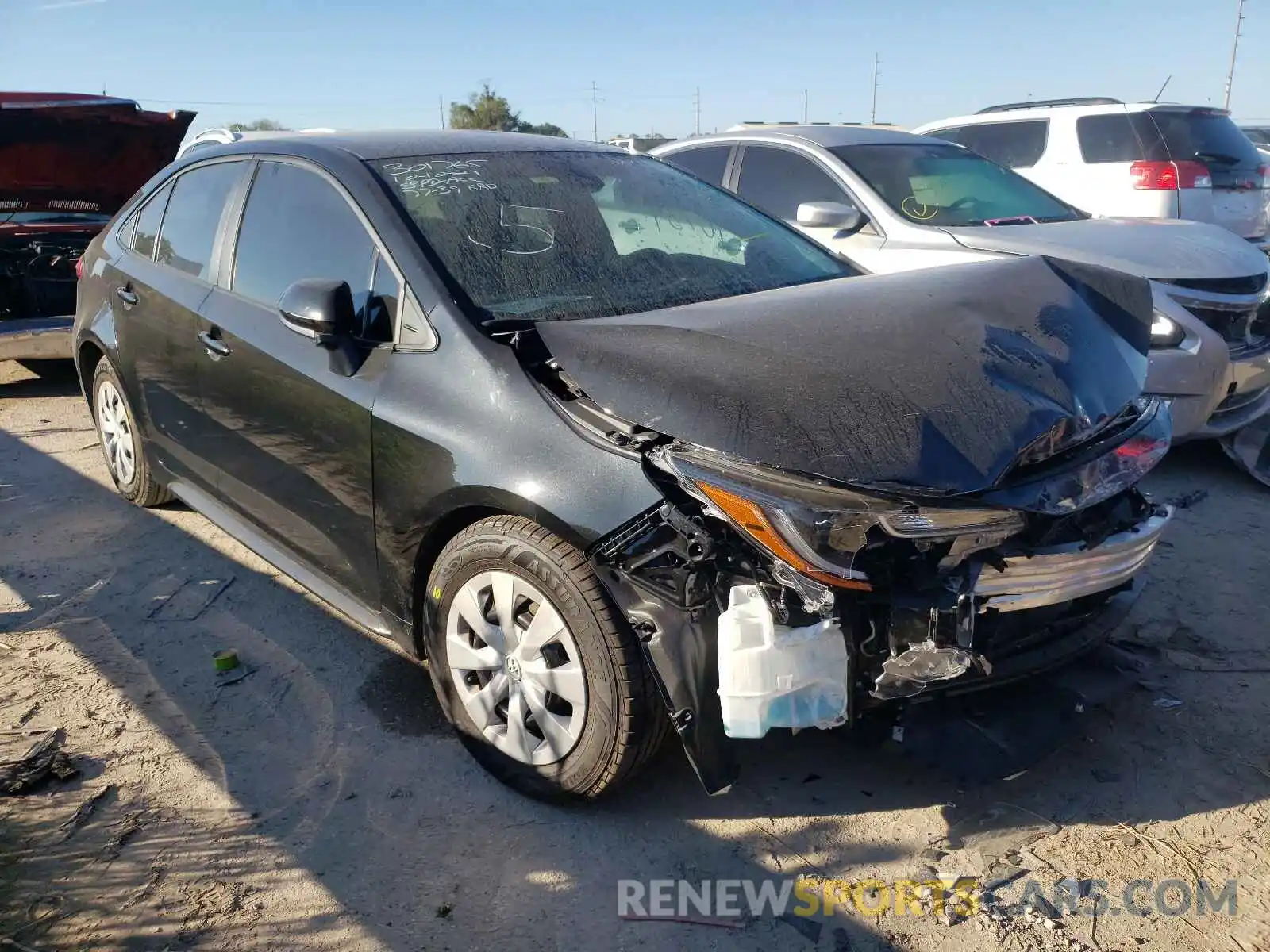 1 Photograph of a damaged car 5YFDPMAE0MP163290 TOYOTA COROLLA 2021