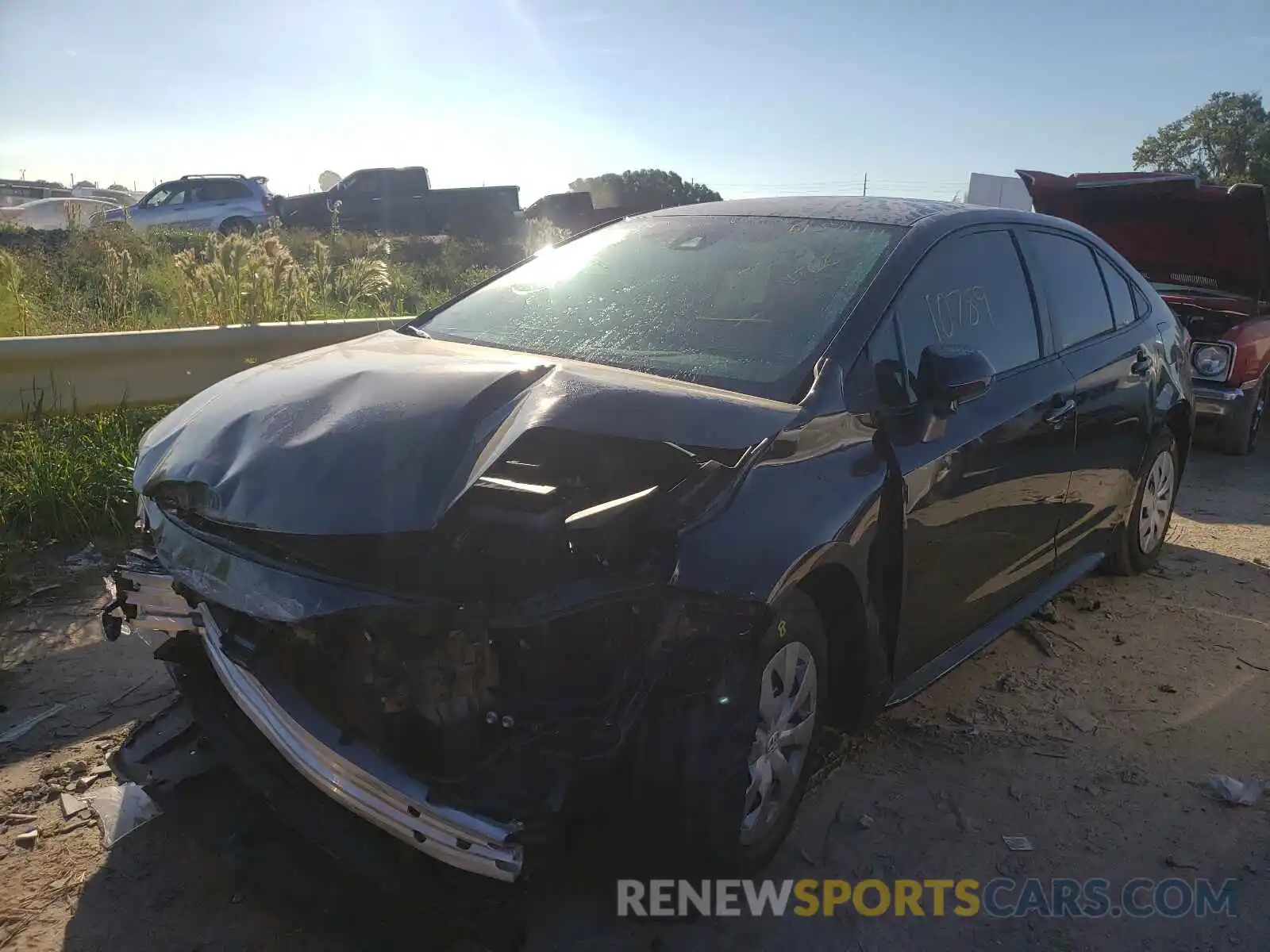 2 Photograph of a damaged car 5YFDPMAE0MP163290 TOYOTA COROLLA 2021