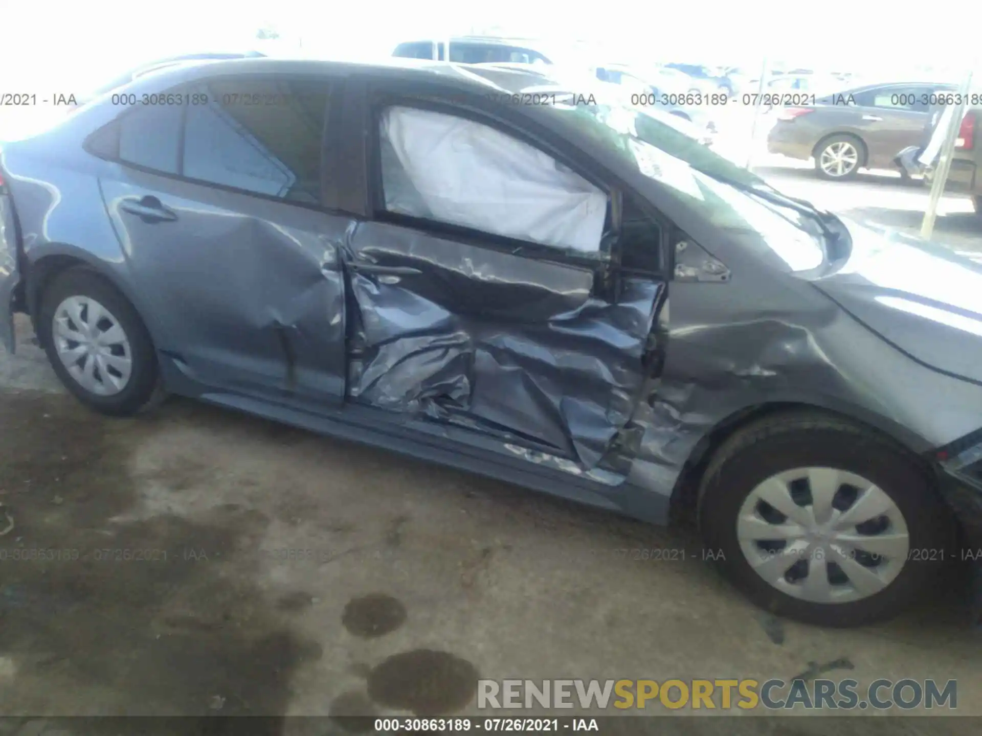 6 Photograph of a damaged car 5YFDPMAE0MP201262 TOYOTA COROLLA 2021